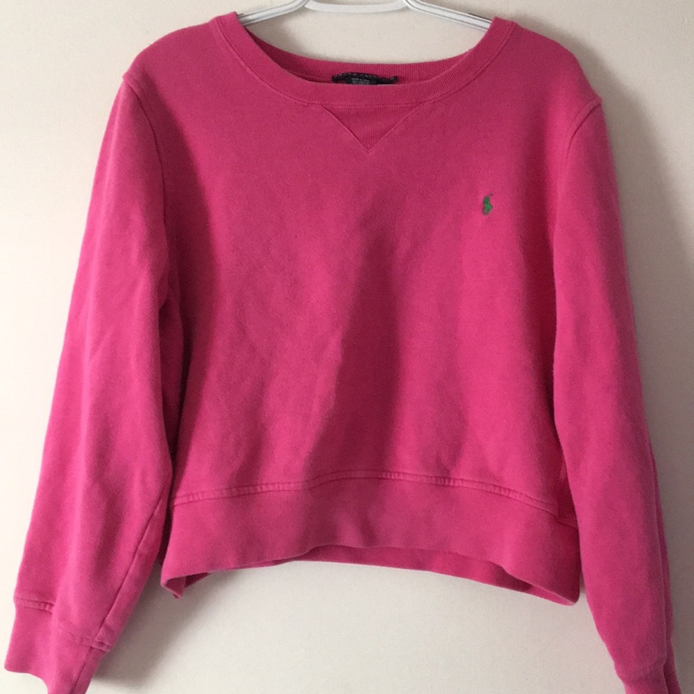 pink ralph lauren sweater
